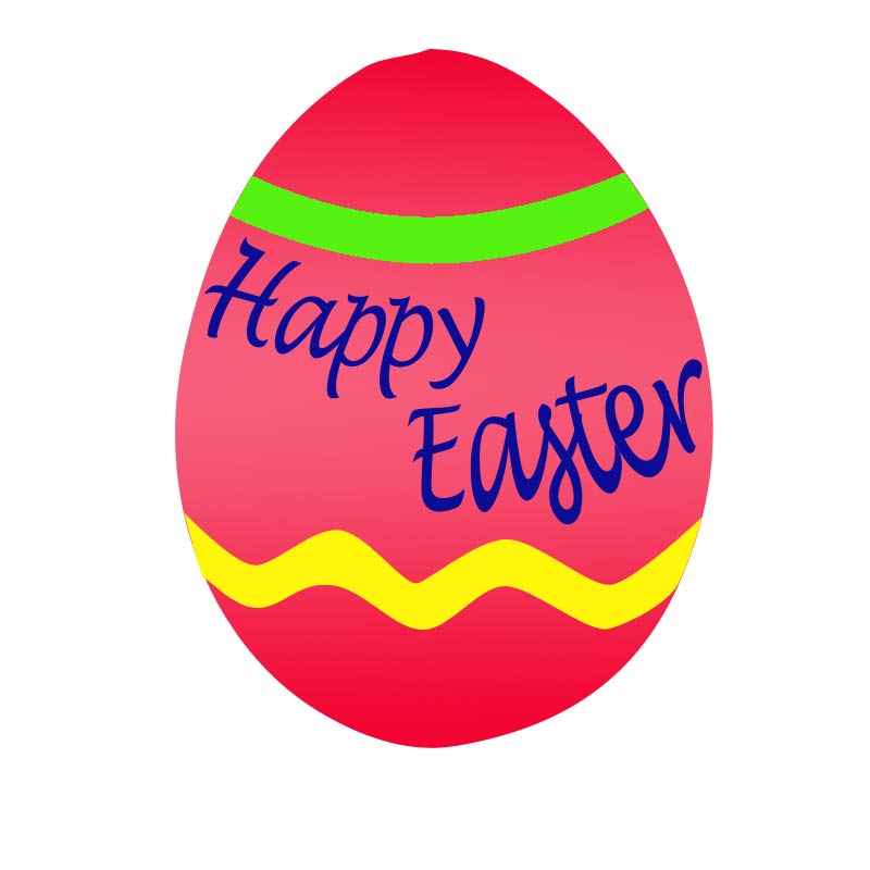 Easter eggs clipart christian