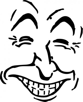 Laughing face clipart Free vector for free download (about 1 files).