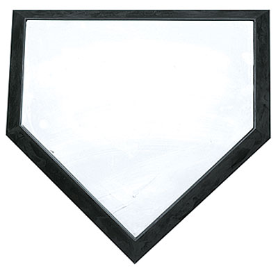 Baseball bases clipart
