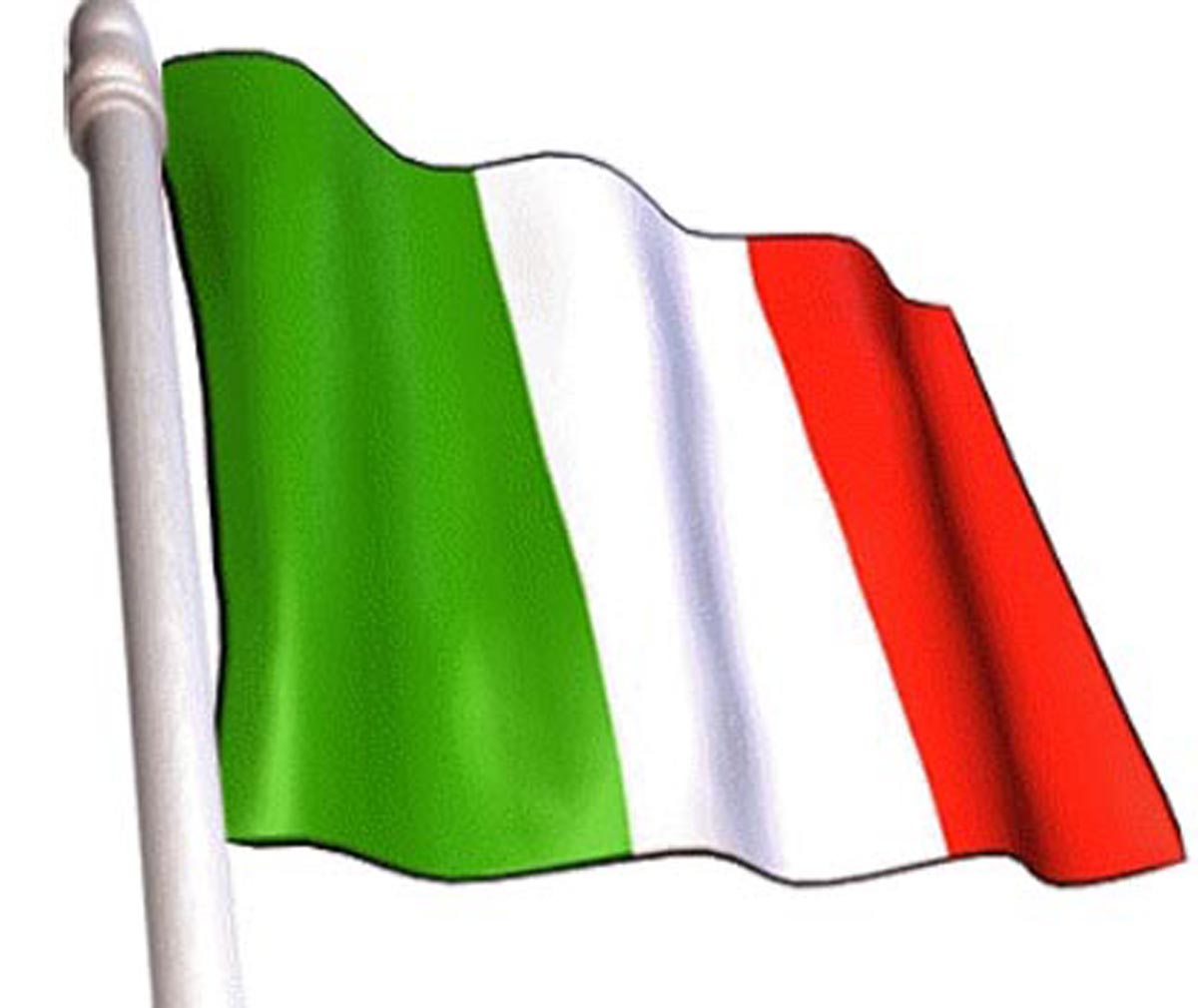 Italian Flag Clipart - Tumundografico