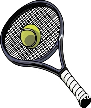 Tennis Racket And Ball Clipart