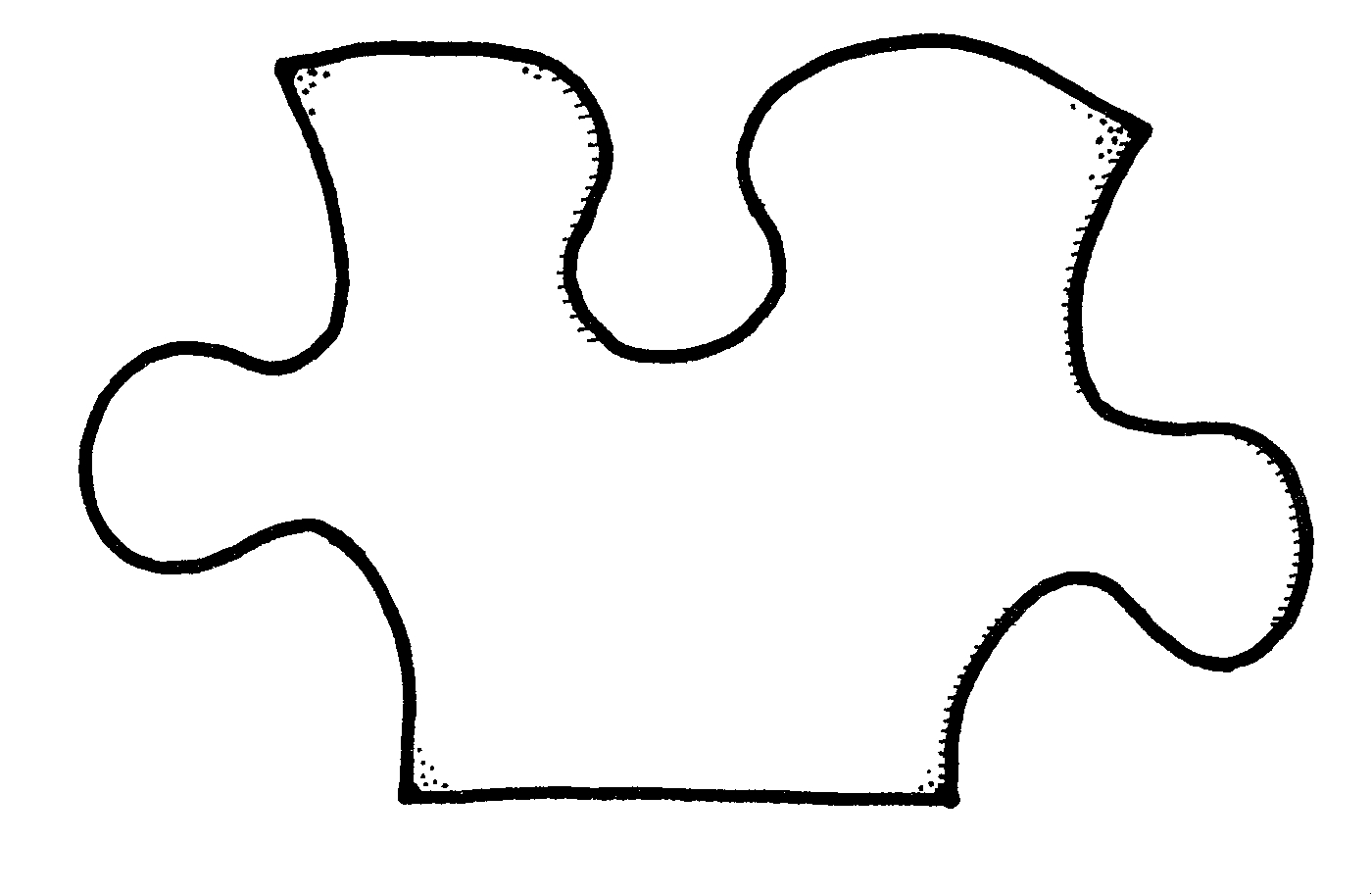 Blank Puzzle Piece Clipart