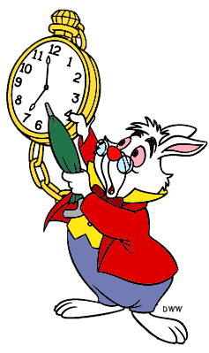 The White Rabbit Clipart from Disney's Alice in Wonderland ...