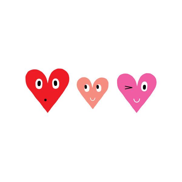 Tattlyâ?¢ Designy Temporary Tattoos. — Three Hearts