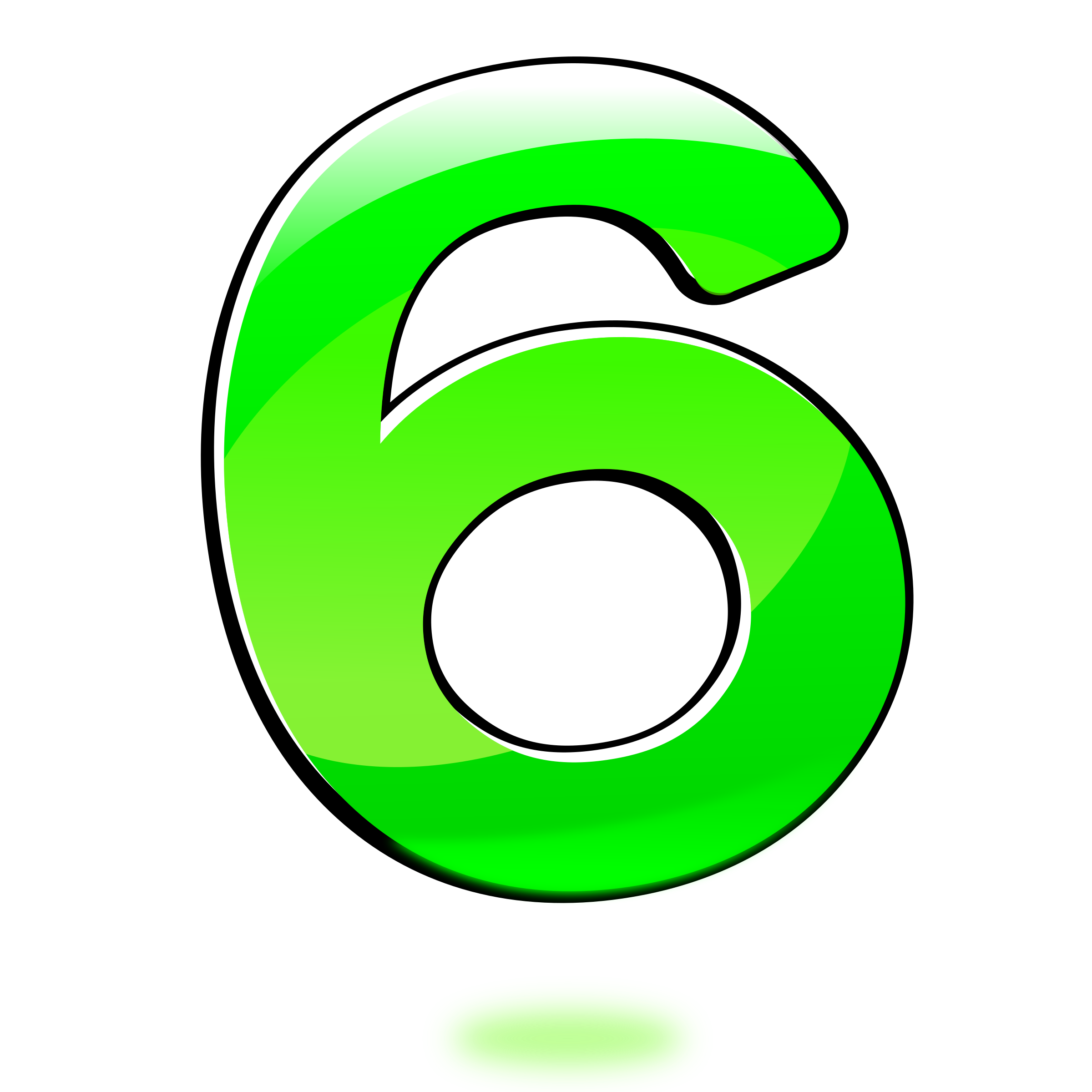 Green Number 6 Clipart ClipArt Best ClipArt Best