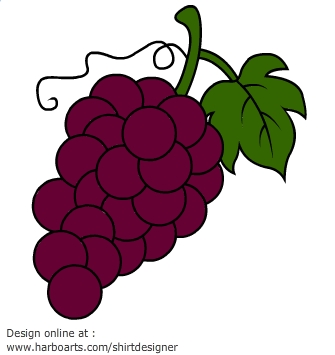 Download : Wine Grapes - Vector Graphic