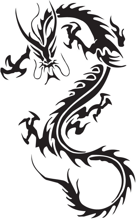 486 views Dragon Drawings Black And White