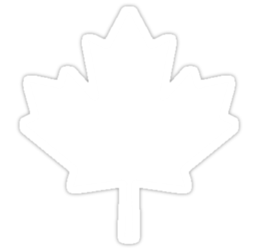 MAPLE LEAF, CANADA, CANADIAN, WHITE, Pure & Simple, Canadian Flag ...