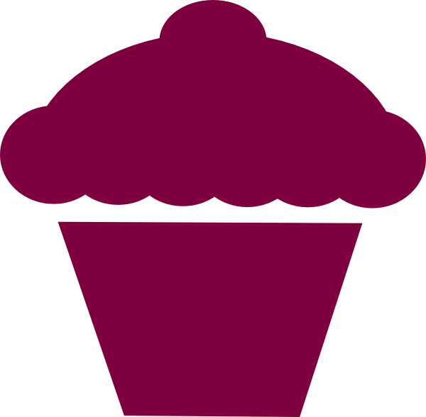 Cupcake Outline - Clipartion.com