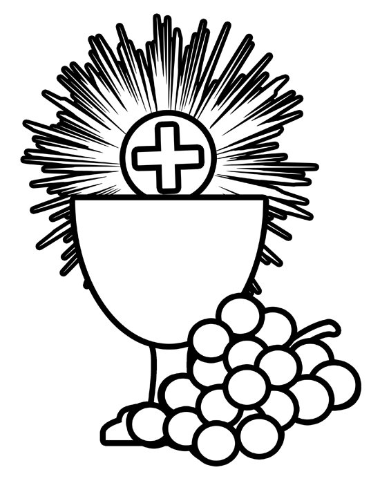 First Communion Chalice Clipart