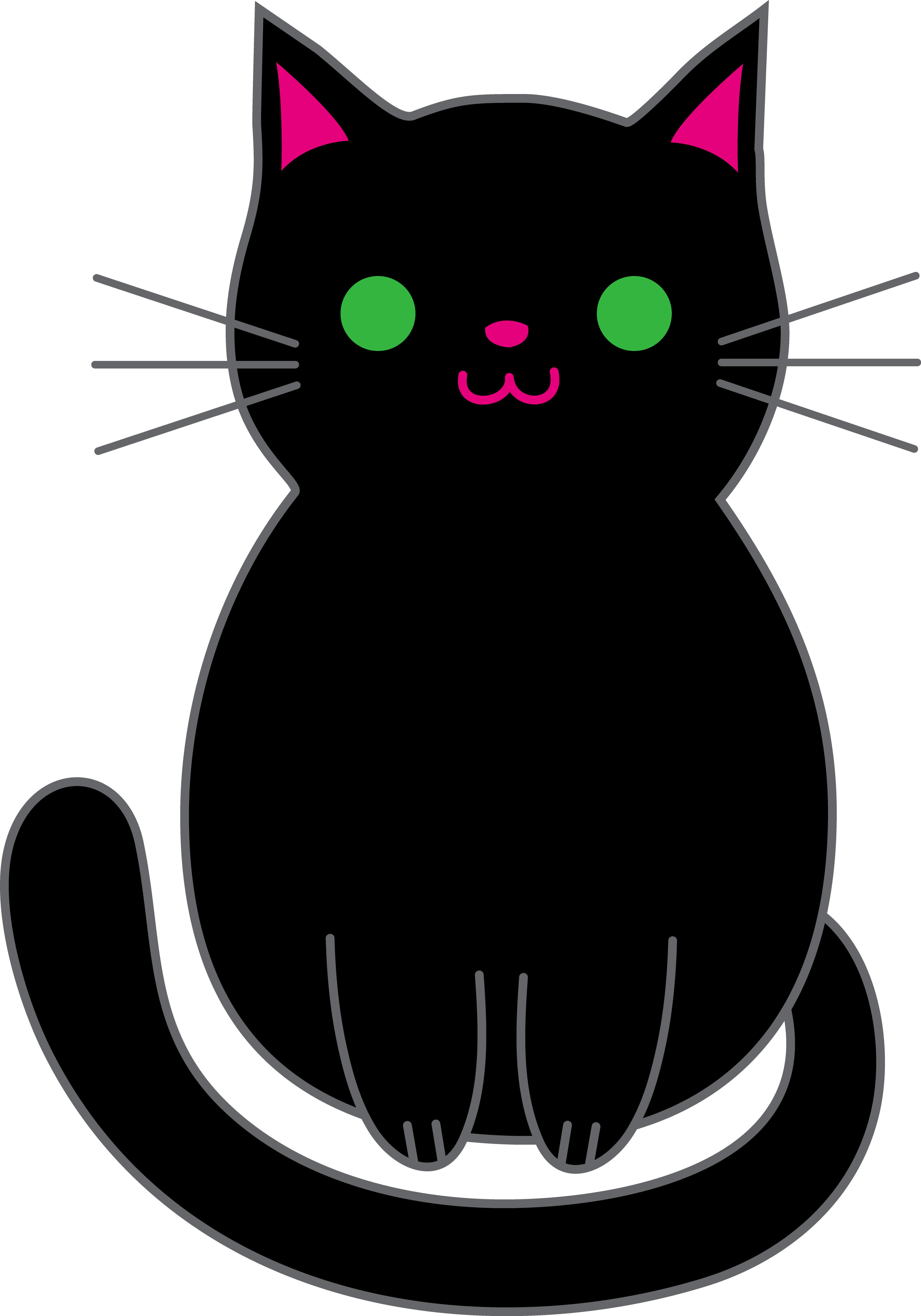 Animated Black Cat - ClipArt Best