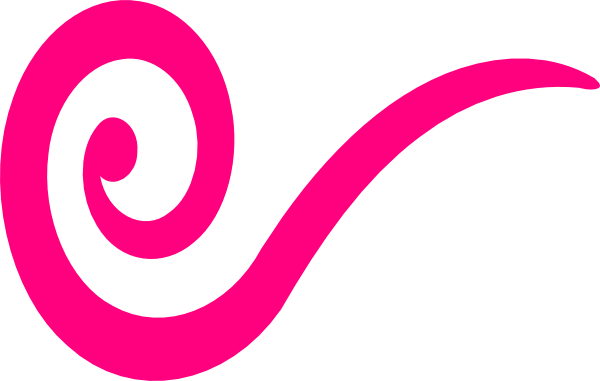 Pink swirl clipart