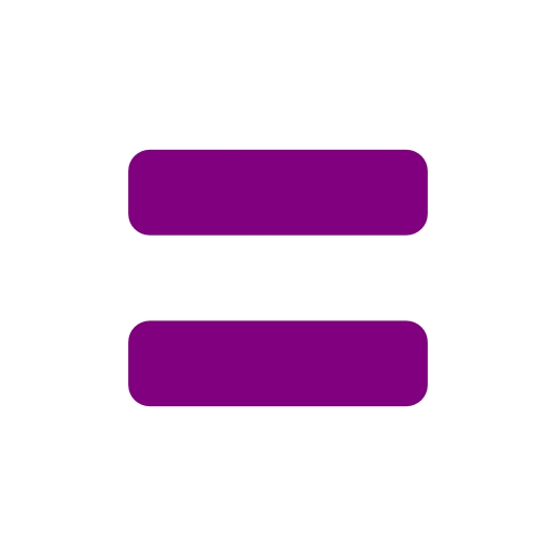 Free purple equal sign 2 icon - Download purple equal sign 2 icon