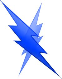 Blue Lightning Bolt - ClipArt Best