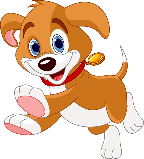 Cute cartoon dog vector set - Vector Animal free download - ClipArt