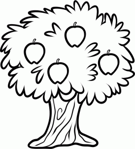 Trees - How to Draw a Fruit Tree