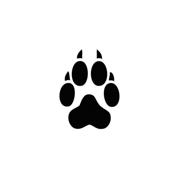 tiger tracks clip art - photo #10