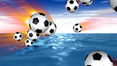 Soccer balls on fire against black - 154657 | Shutterstock Footage