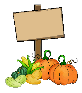 Thanksgiving Clip Art - Thanksgiving Blank Signs - Pumpkins ...
