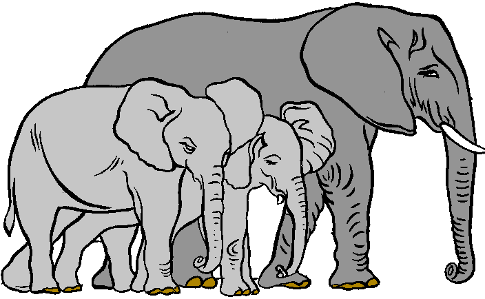 clipart image of an elephant - photo #34