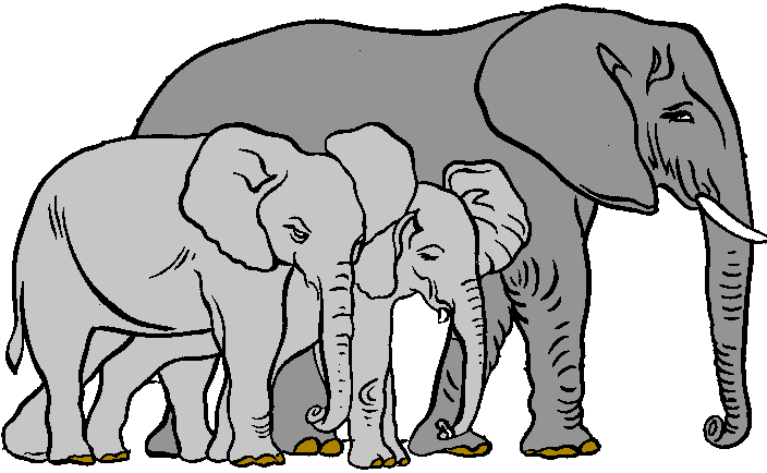 clipart of an elephant - photo #44