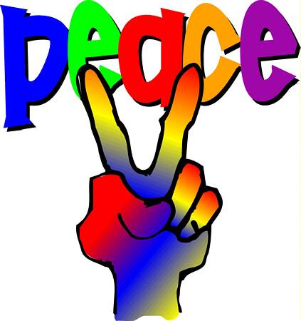 Dreamweaver: Hand Peace sign for love and peace for the world as ...