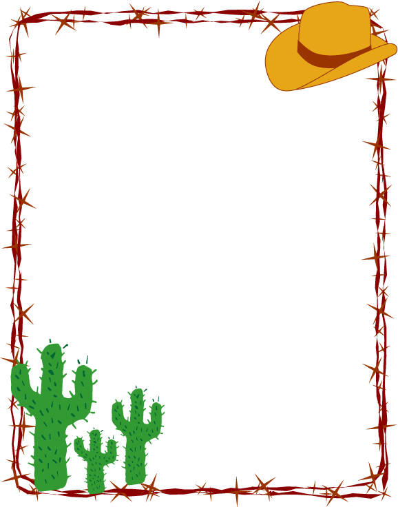 western frames clipart - photo #12