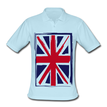 Painted Union Jack Vector Polo Shirt ID: 20633743