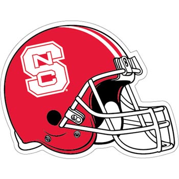 North Carolina State Wolfpack NC State Red Football Helmet Magnet