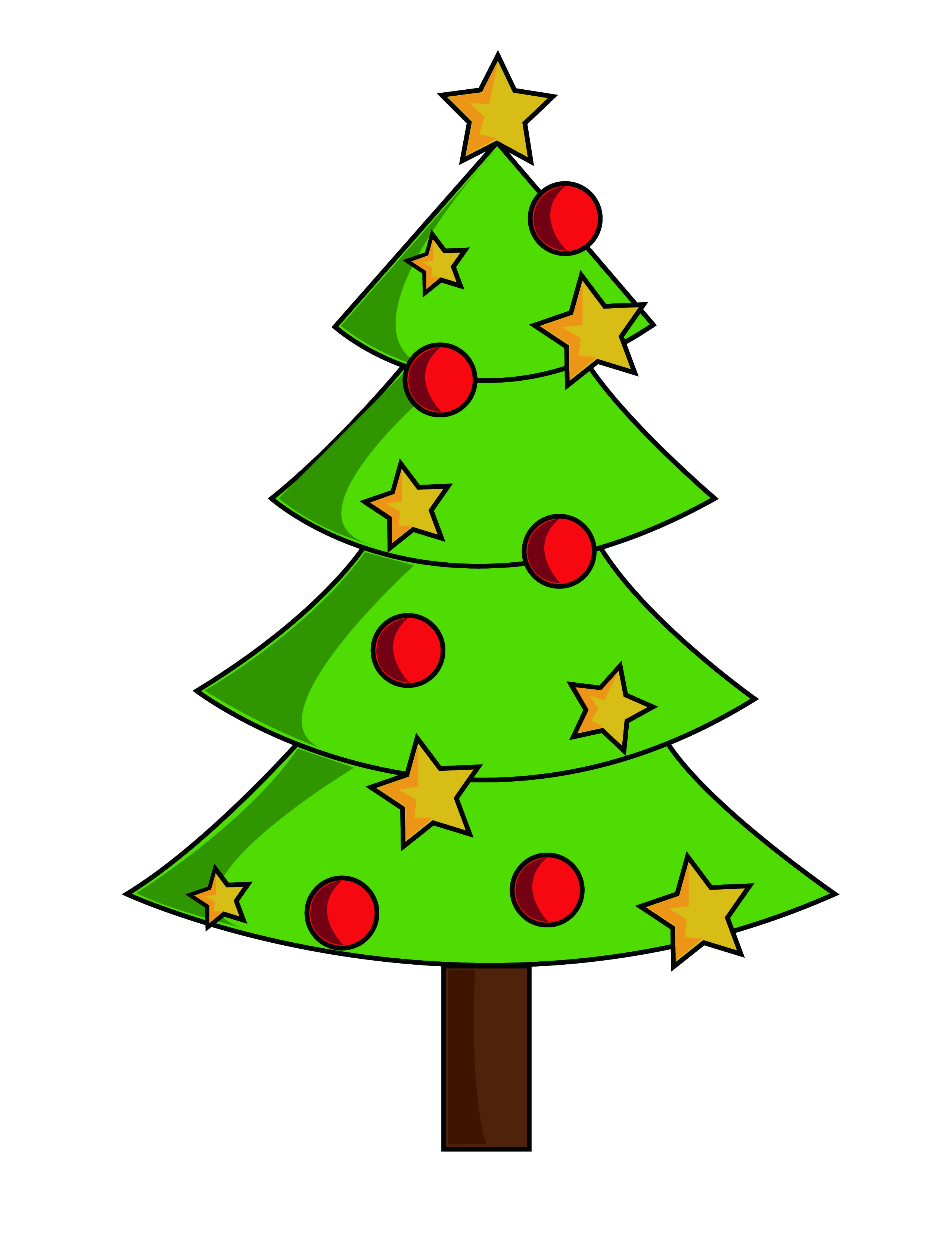 free clip art animated christmas tree - photo #44