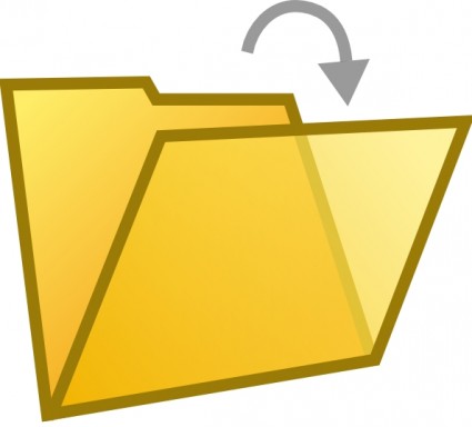Open Folder Document clip art Vector clip art - Free vector for ...