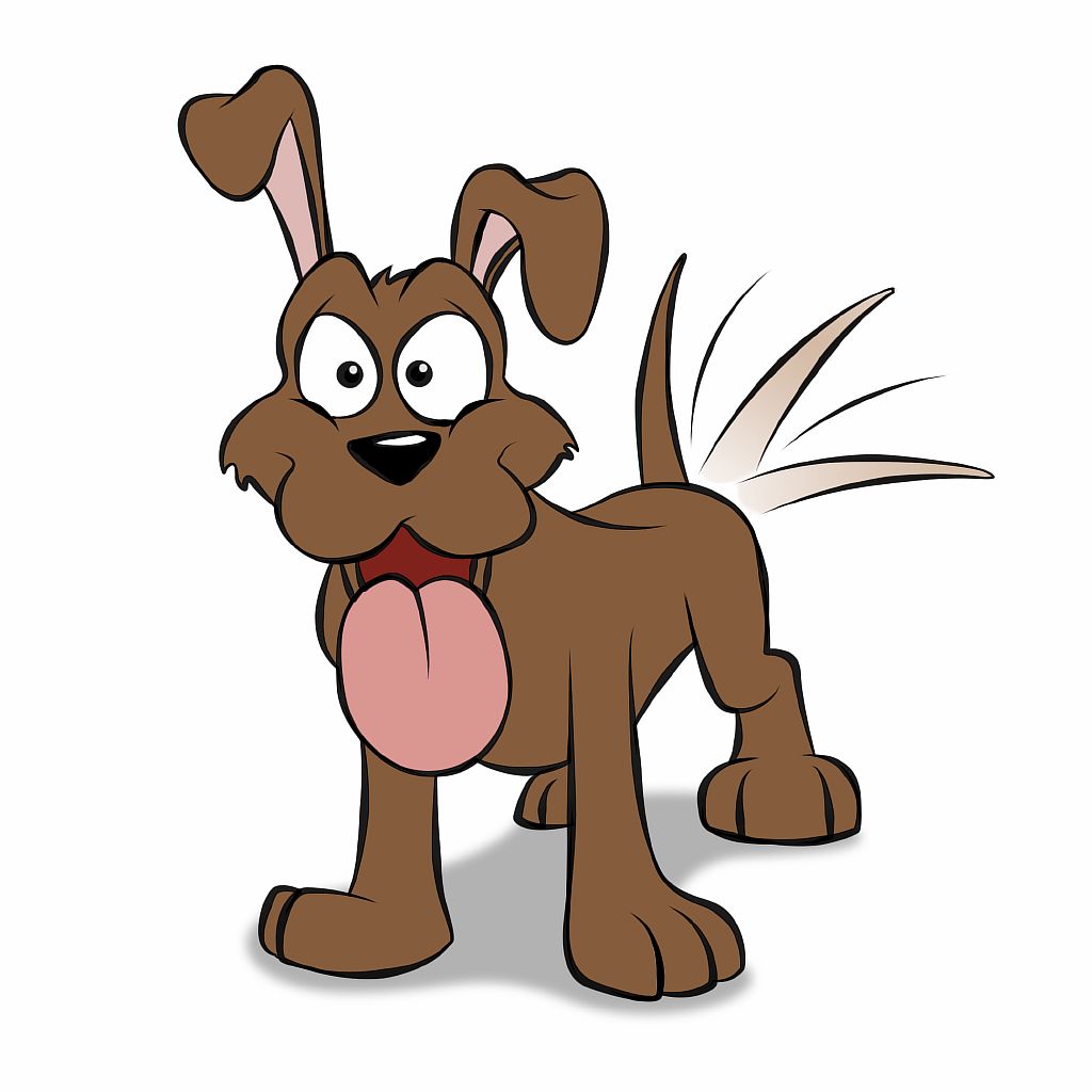 free clipart of cartoon dogs - photo #24