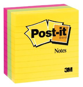 Post-it Notes, 4 x 4-Inches, Assorted Ultra Colors ...