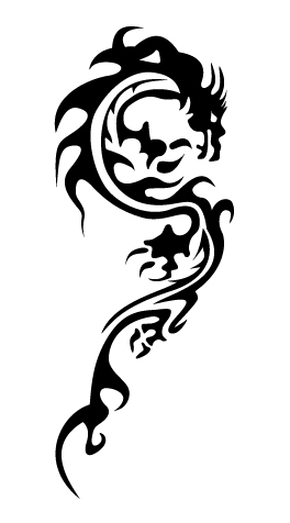Tribal Fire Dragon Tattoo Designs Free - Free Download Tattoo ...