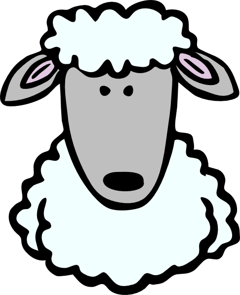 Sheep Head clip art - vector clip art online, royalty free ...
