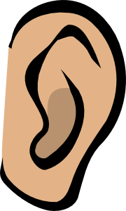 Ear - Body Part Clip Art - vector clip art online ...
