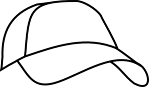 White Baseball Cap Clip Art - vector clip art online ...
