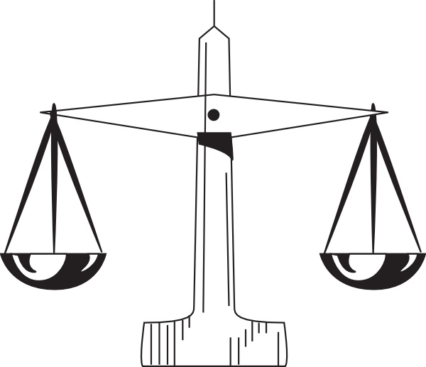Scales of justice free clip art