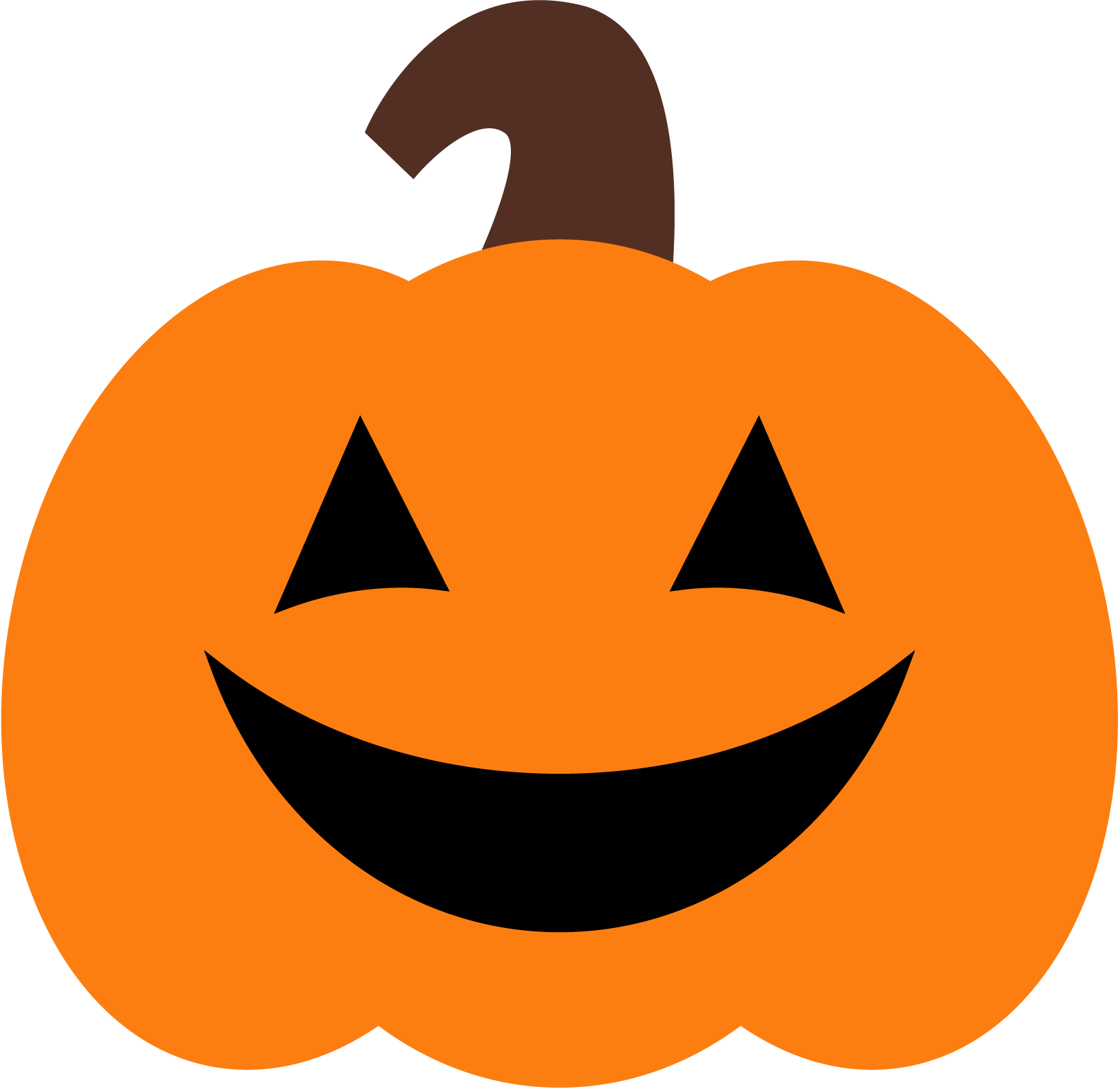 Halloween pumpkin clipart vector