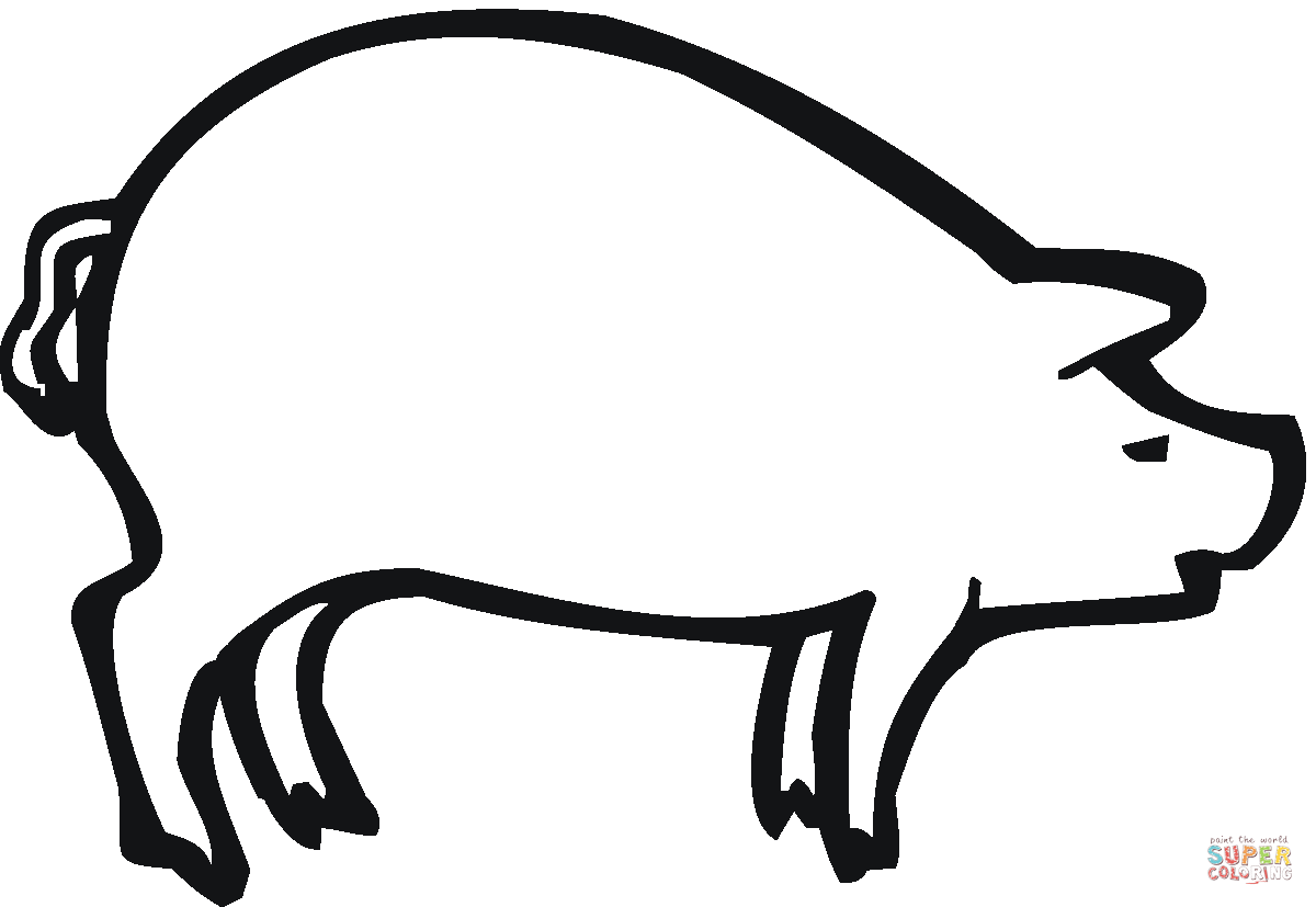 Pig Outlines ClipArt Best Pig Outlines ClipArt Best