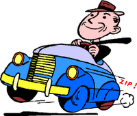 Speeding Car Cartoon - ClipArt Best