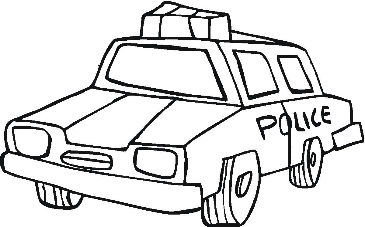 Police car coloring pages for kids - Coloring Pages & Pictures ...