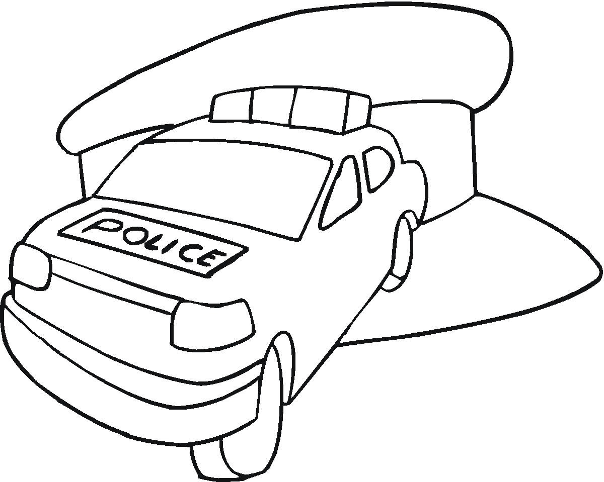 Police car coloring pages for kids - Coloring Pages & Pictures ...