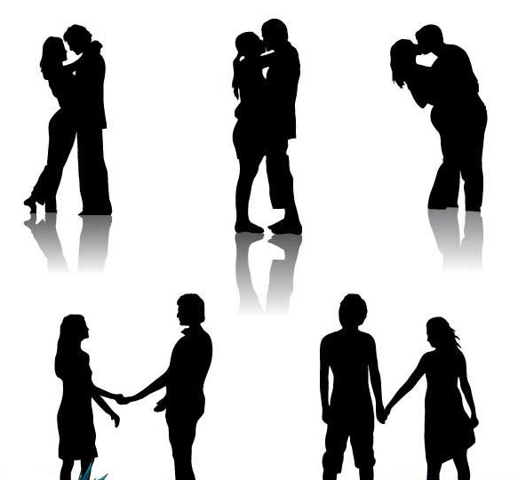 Couples clipart free