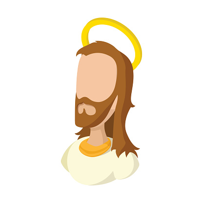 Jesus In Heaven Cartoons Clip Art, Vector Images & Illustrations ...