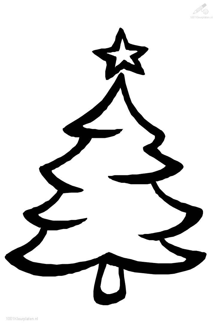 christmas tree clip art free black and white - photo #37