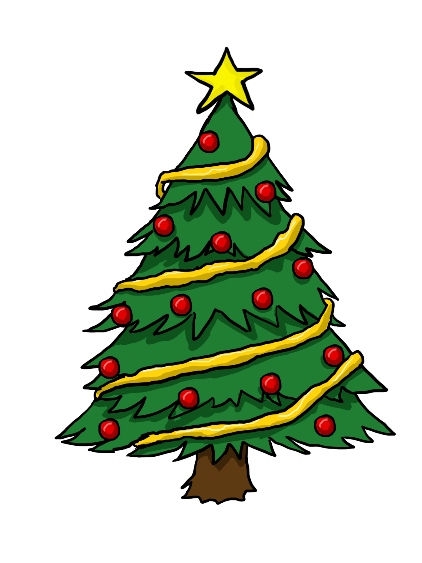 Christmas Trees Clip Art - Tumundografico