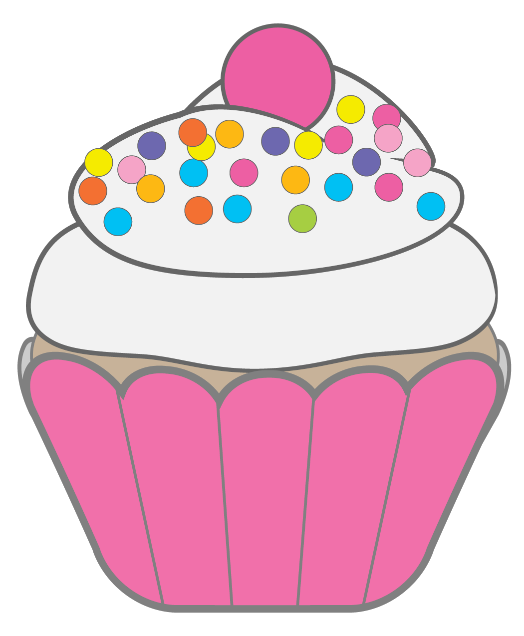 Cartoon Cupcake Clipart