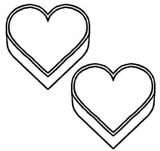 Blank candy heart clipart