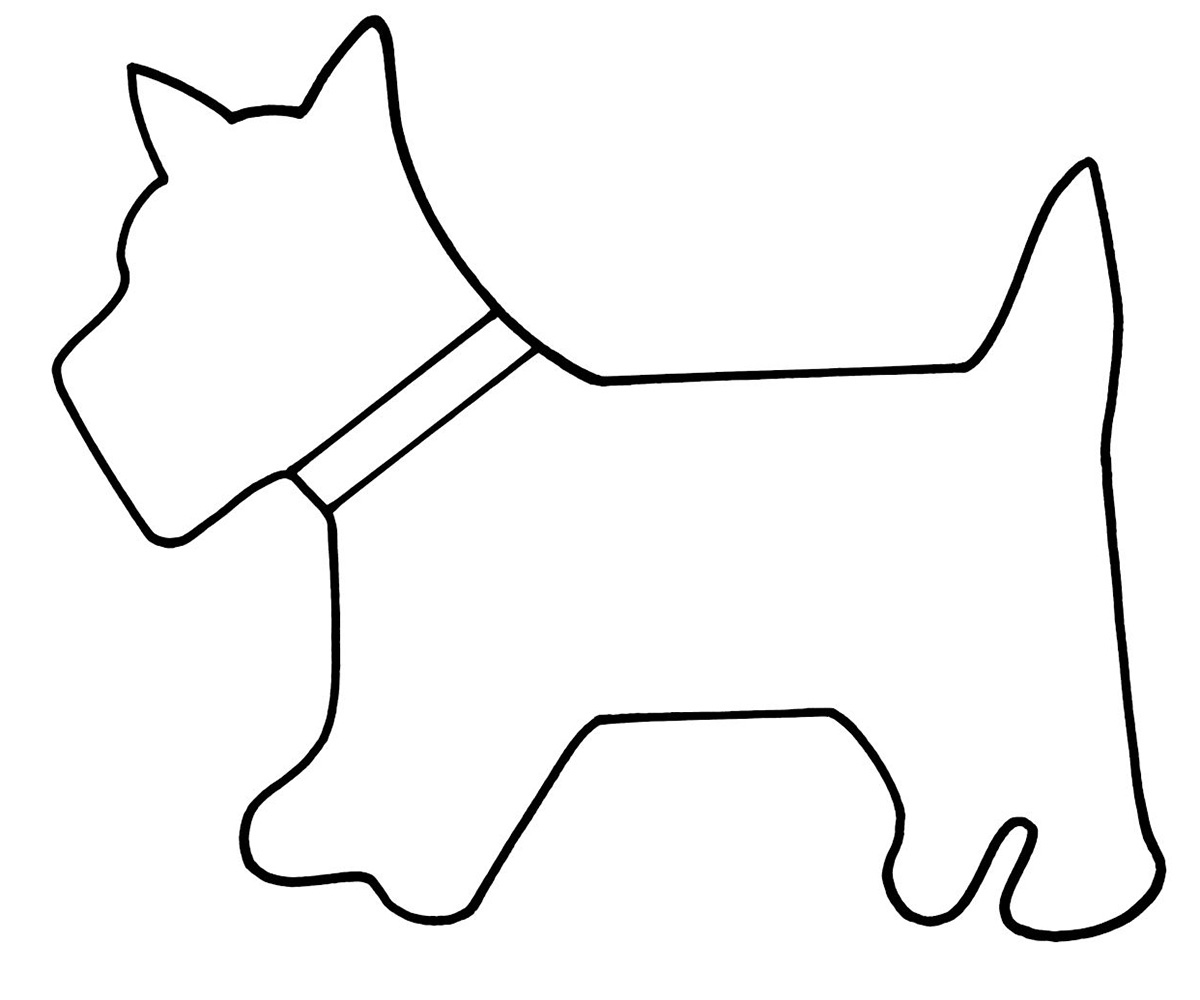 Free Printable Dog Template Printable Word Searches